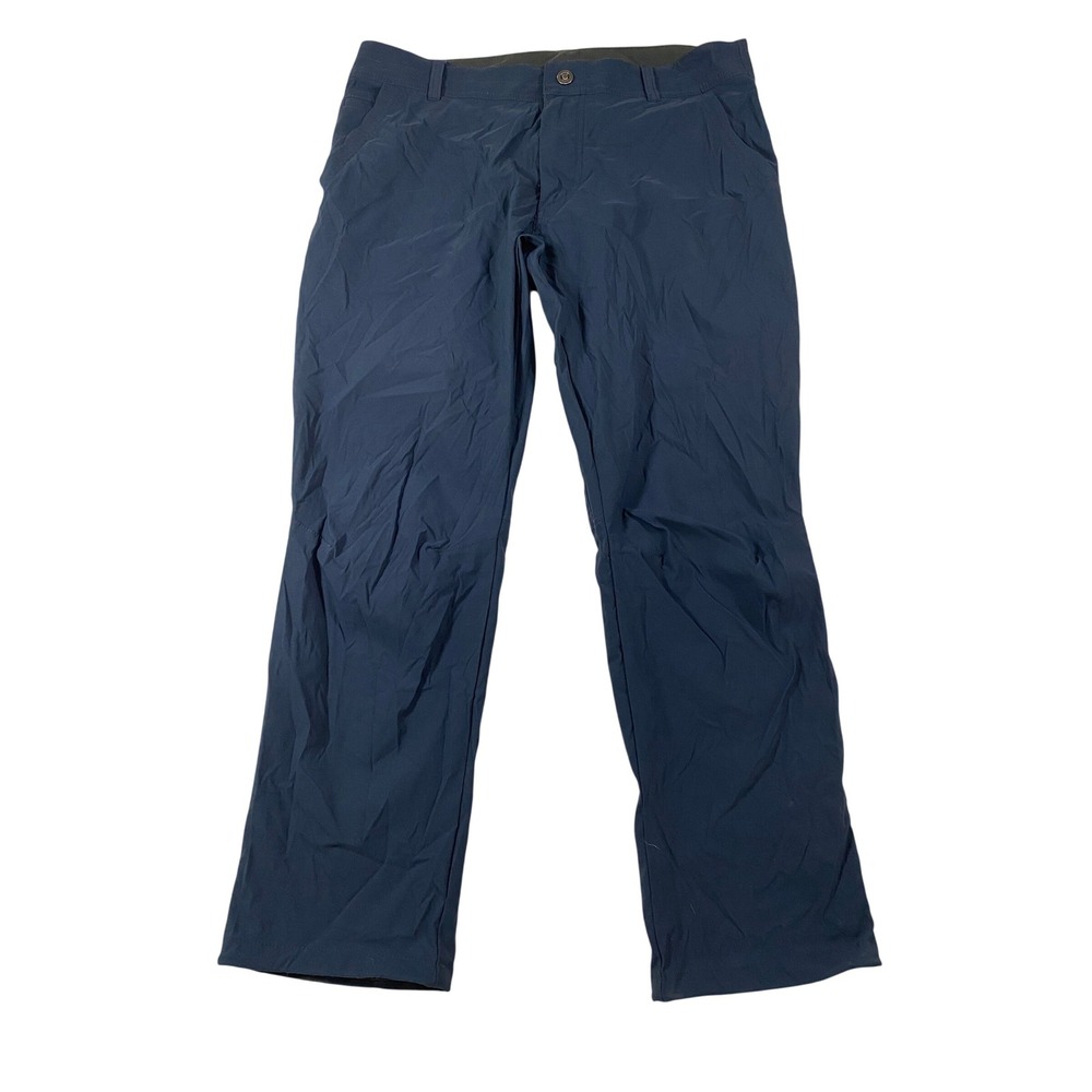 KUHL Renegade Rock Mens 35x28 Navy Blue Hiking Performance Outdoor Pants